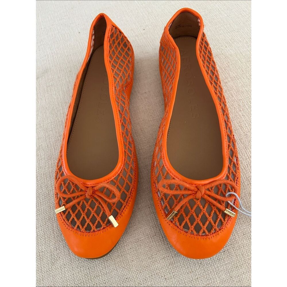 Aerosoles Women's Palma, Mesh Orange, Size 9.5, NWT No box - Picture 2 of 10